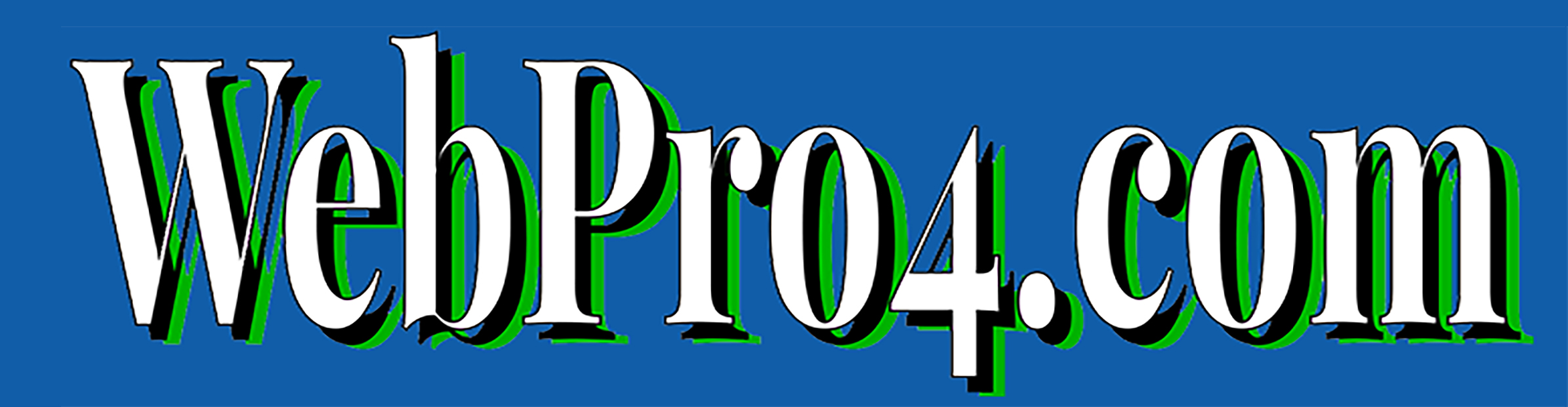 Web Pro 4 logo Livermore California custom web designer